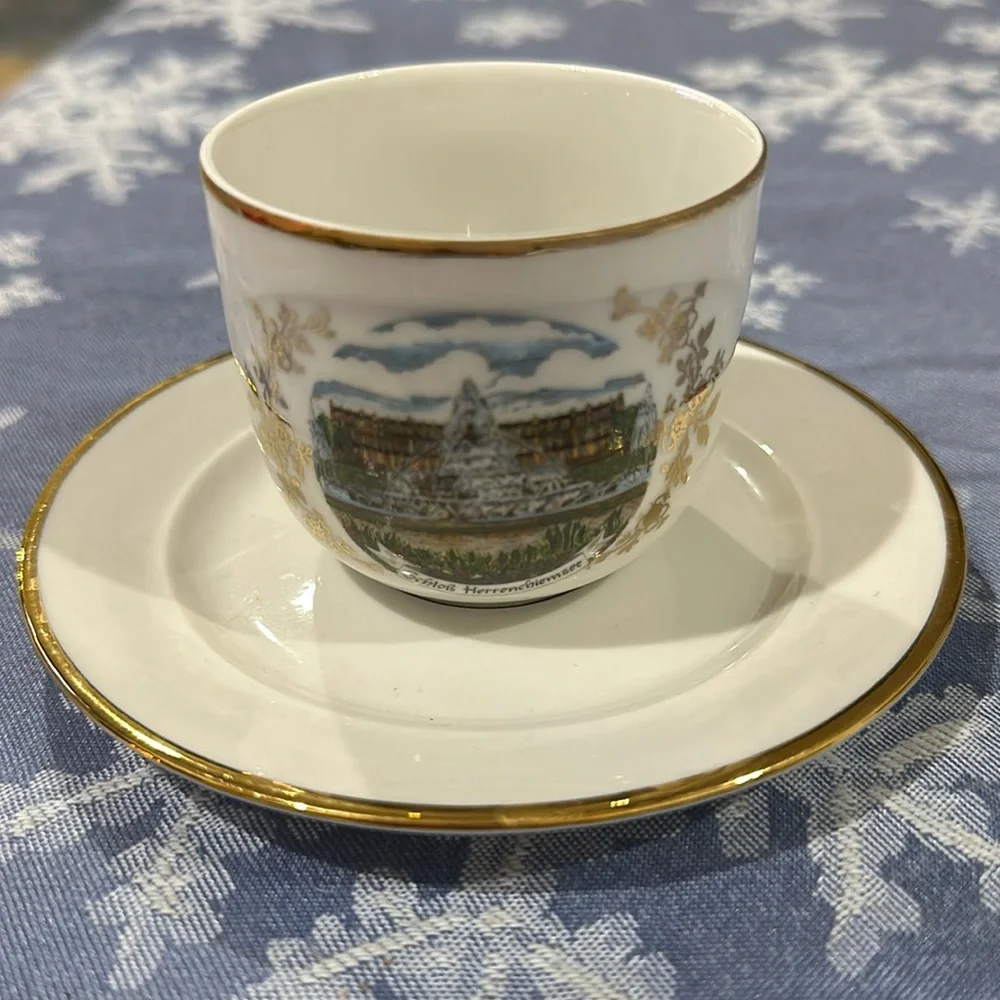 From Germany: Schloss Herrenchiemsee Kleiber Bavaria Germany Tea Cup Souvenir
